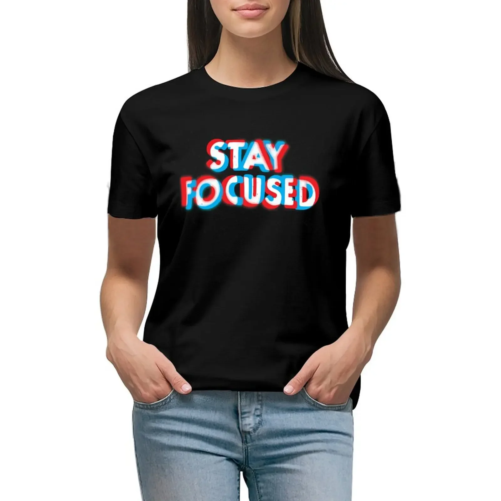 Stay Focused T-Shirt customs design your own funnys tops vintage clothes tshirts for Women
Stay Focused T-Shirt customs design your own funnys tops vintage clothes tshirts for Women
