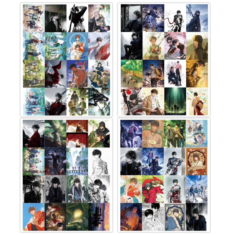 64Pcs Anime Novel The Lost Tomb Graffiti Stickers Cartoon Character Wu Xie Zhang Qiling Decals for Luggage Guitar Helmet Phone
64Pcs Anime Novel The Lost Tomb Graffiti Stickers Cartoon Character Wu Xie Zhang Qiling Decals for Luggage Guitar Helmet Phone