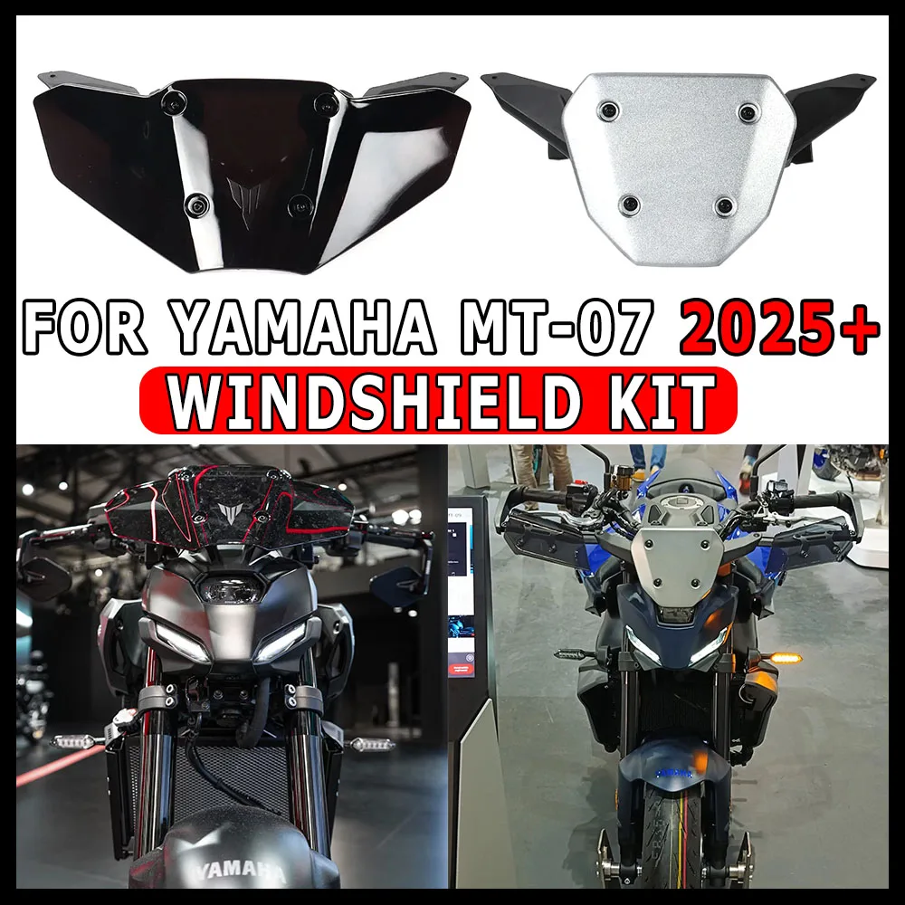 ForYamaha MT-07 2025 Middle Screen&Multi-Mount Structure Kit Motorcycle MT07 GEN4 Front Windshield MT07 Polyvalent WindDeflector
ForYamaha MT-07 2025 Middle Screen&Multi-Mount Structure Kit Motorcycle MT07 GEN4 Front Windshield MT07 Polyvalent WindDeflector