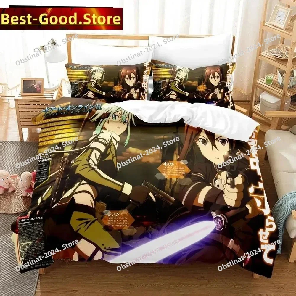 Anime Asada Shino Sword Art Online Bedding Set Duvet Cover Bed Set Quilt Cover Pillowcase Comforter king Queen Size Boys Adult
Anime Asada Shino Sword Art Online Bedding Set Duvet Cover Bed Set Quilt Cover Pillowcase Comforter king Queen Size Boys Adult