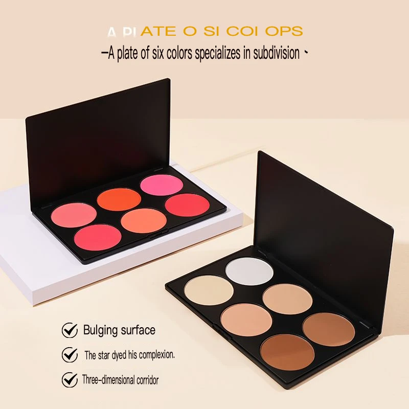 Camilla's Six-color Blush Palette, Highlighter Contouring Three-in-one Multi-color Palette Stage Makeup Artist
Camilla's Six-color Blush Palette, Highlighter Contouring Three-in-one Multi-color Palette Stage Makeup Artist