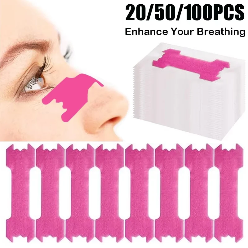 100/50/20PCS Anti Snoring Nose Patch Pink/Black Color Extra Strength Better Sleeping Nasal Strips Non-Invasive Sleep Aid Decive
100/50/20PCS Anti Snoring Nose Patch Pink/Black Color Extra Strength Better Sleeping Nasal Strips Non-Invasive Sleep Aid Decive