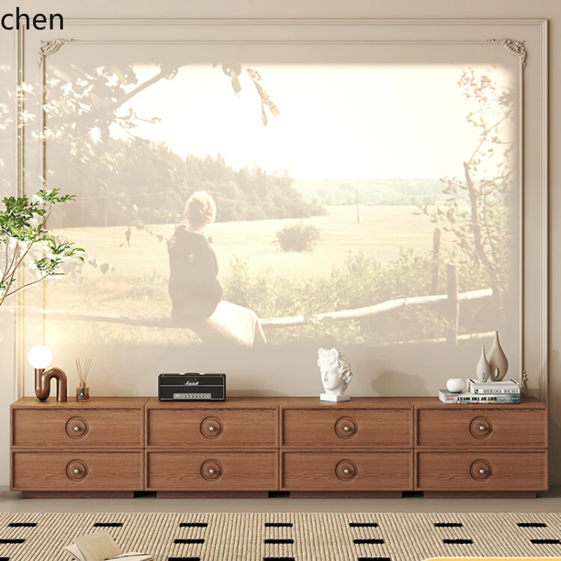 HXL retro solid wood TV cabinet coffee table combination chest cabinet storage drawer cabinet living room storage
HXL retro solid wood TV cabinet coffee table combination chest cabinet storage drawer cabinet living room storage