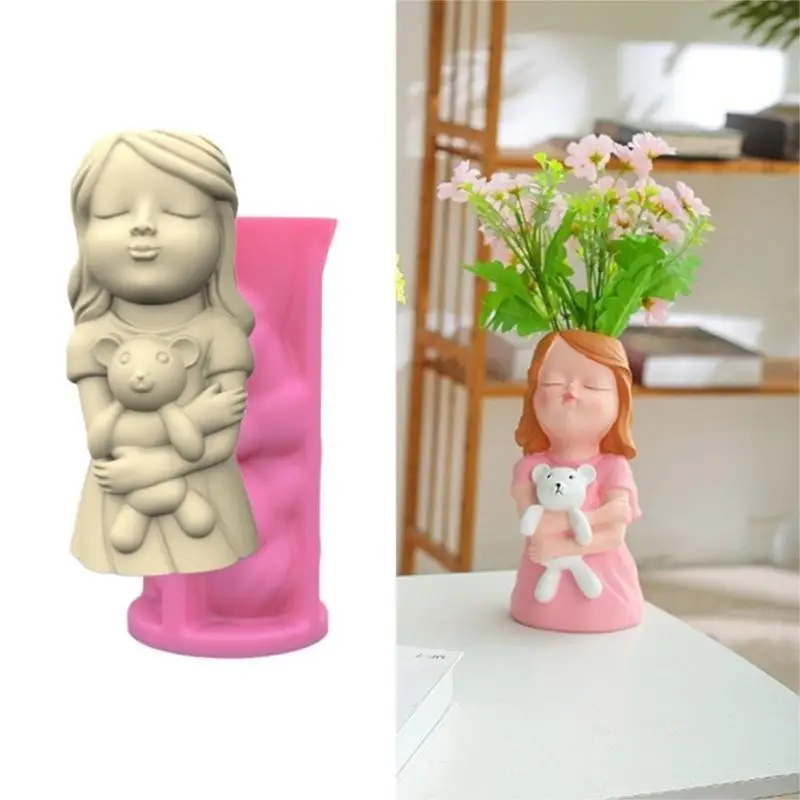 Форма для вазы «сделай сам» в форме девушки-медведя DIY инструмент для крафта подходит для держателя для карандашей вазы
Форма для вазы «сделай сам» в форме девушки-медведя DIY инструмент для крафта подходит для держателя для карандашей вазы