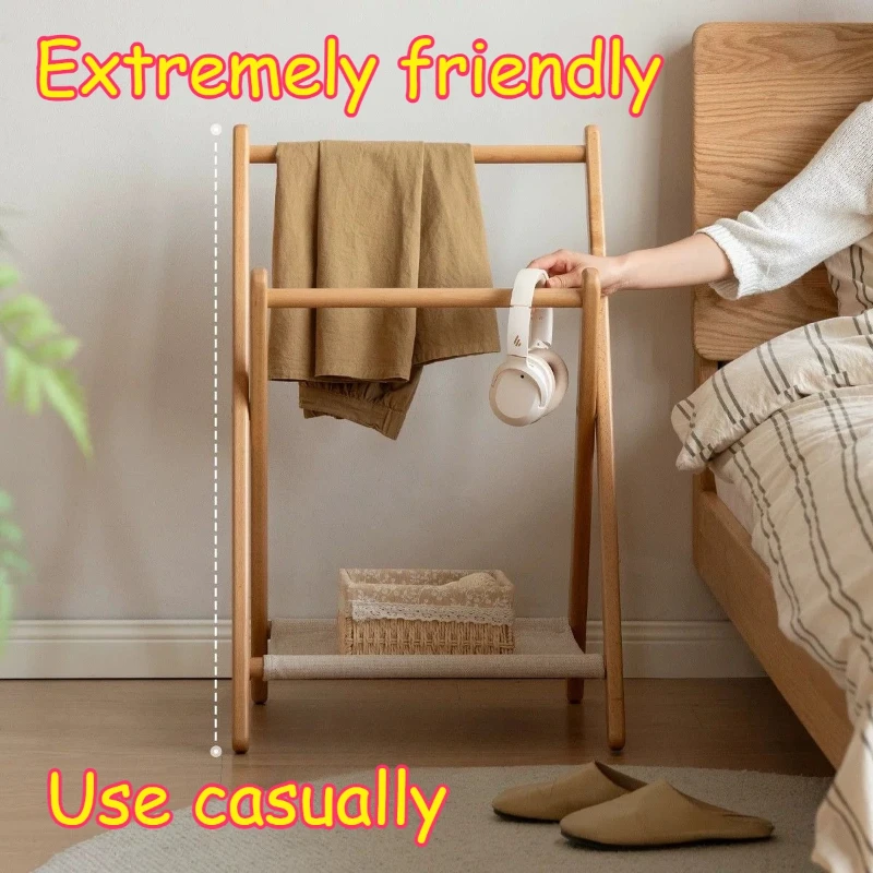 Foldable Indoor Drying Rack Sturdy Solid Wood High Load Bearing Eco-friendly Garment Rack Double Hanging Rails Laundry Products
Foldable Indoor Drying Rack Sturdy Solid Wood High Load Bearing Eco-friendly Garment Rack Double Hanging Rails Laundry Products