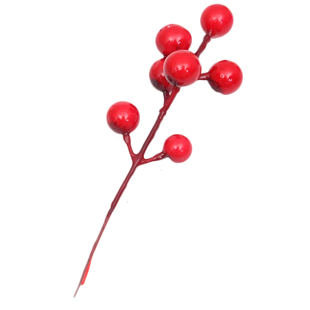 10 Pcs Artificial Berry Twigs Red Fruit Cuttings for Christmas Tree naments DIY Wreath Decorations Home Office
10 Pcs Artificial Berry Twigs Red Fruit Cuttings for Christmas Tree naments DIY Wreath Decorations Home Office
