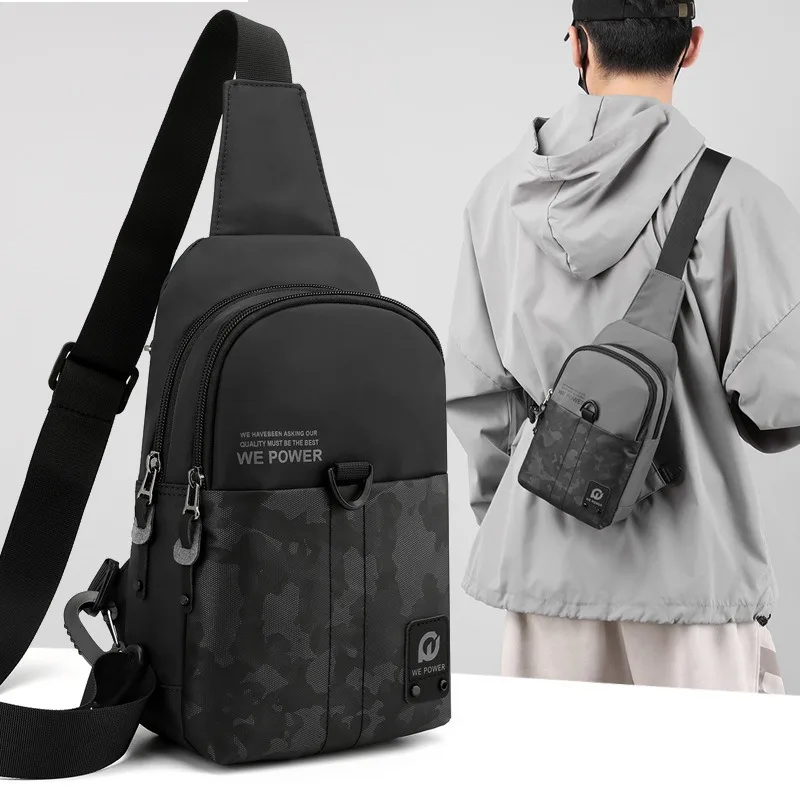 New style outdoor men's chest bag, fashionable and casual crossbody bag, multi-functional men's bag, front crossbody chest bag
New style outdoor men's chest bag, fashionable and casual crossbody bag, multi-functional men's bag, front crossbody chest bag