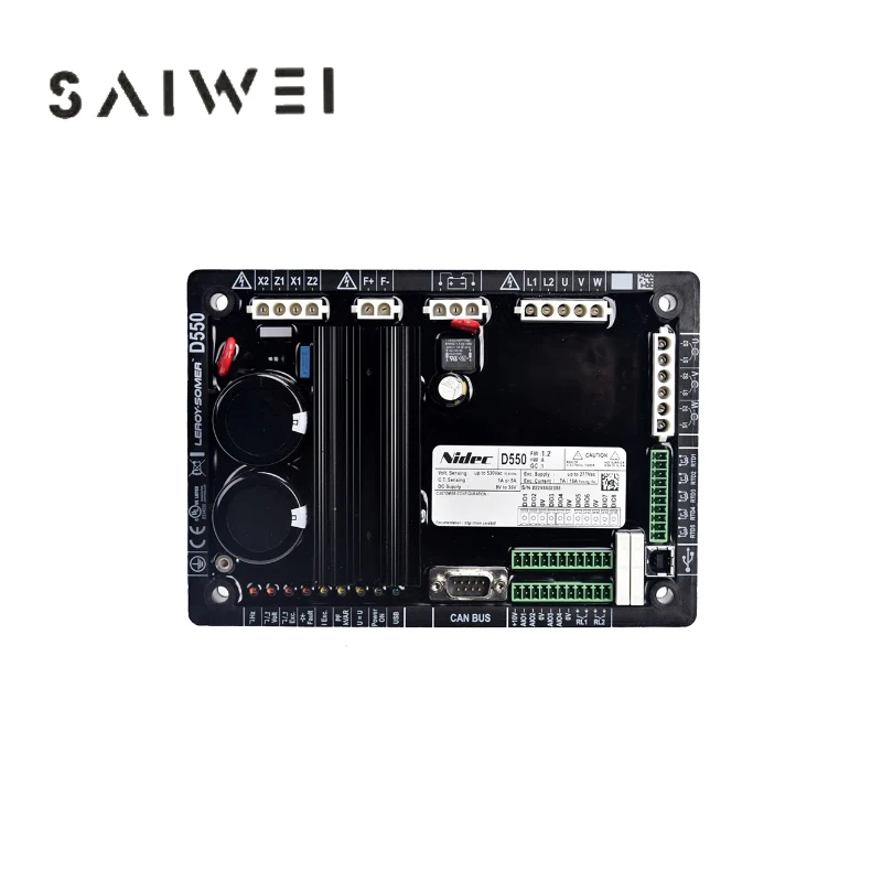 Automatic voltage regulator original Leroy Somer generator regulator regulation board AVR D550 AVR
Automatic voltage regulator original Leroy Somer generator regulator regulation board AVR D550 AVR