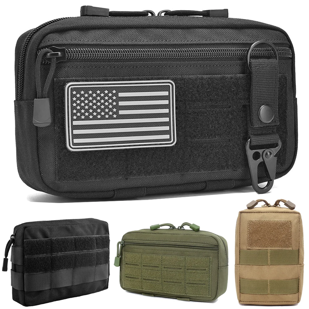 EDC Molle Tactical Pouch Waist Pack Compact Utility Pouches Waist Belt Bag Medical Bags Phone Case Outdoor Hunting Accessories
EDC Molle Tactical Pouch Waist Pack Compact Utility Pouches Waist Belt Bag Medical Bags Phone Case Outdoor Hunting Accessories