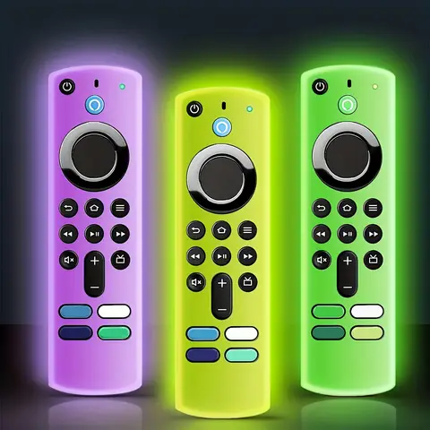 1/2/3 piece Firestick Remote Control Set with Lanyard Glow in the Night, TV 4k Remote Control Set Third Generation