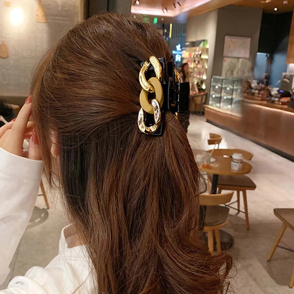 Temperament Fashion Net Red Girl Acrylic Women Hair Clip Hair Claw Hair Crab Headwear
Temperament Fashion Net Red Girl Acrylic Women Hair Clip Hair Claw Hair Crab Headwear