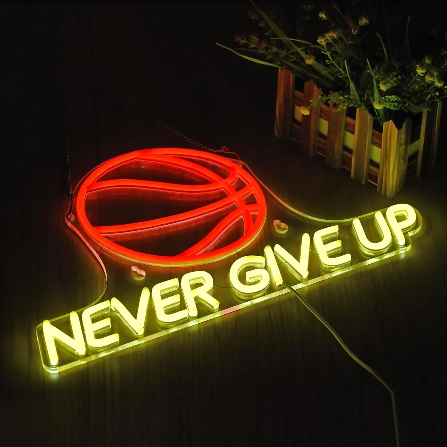 Basketball Neon Sign Wall Decor For Boys Room Game Room LED Neon Light Sign For Gym Man Cave Ideal Gift For Basketball Lovers
Basketball Neon Sign Wall Decor For Boys Room Game Room LED Neon Light Sign For Gym Man Cave Ideal Gift For Basketball Lovers