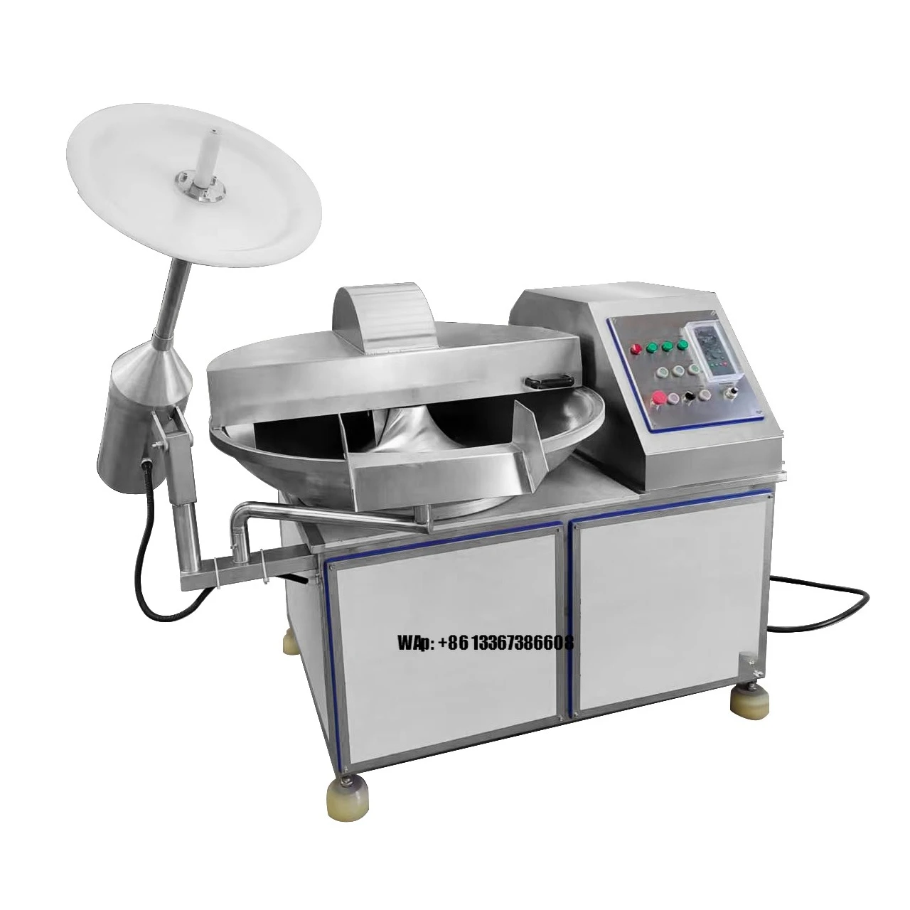 Industrial Bowl Cutter Machine 125L Liter Heavy Duty Automatic Meat Emulsifier Vegetable Chopper Commercial Food Processor
Industrial Bowl Cutter Machine 125L Liter Heavy Duty Automatic Meat Emulsifier Vegetable Chopper Commercial Food Processor