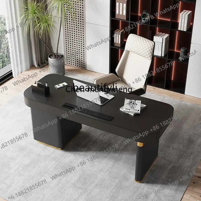 Saddle leather desk study computer light luxury desk bedroom study desk
Saddle leather desk study computer light luxury desk bedroom study desk