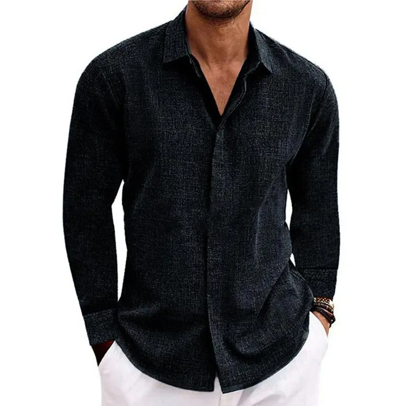 Mens Button Shirts for Men Long Sleeve Cotton Linen Hawaiian Beach Shirt Casual Summer Lightweight Tops 9 colors Blouse Clothes
Mens Button Shirts for Men Long Sleeve Cotton Linen Hawaiian Beach Shirt Casual Summer Lightweight Tops 9 colors Blouse Clothes