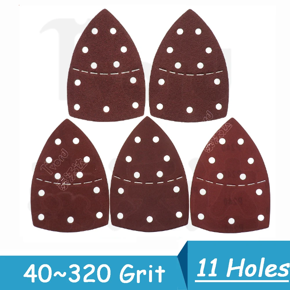 11Holes Mouse 40-320 Grits Paper Detail Sanding Sander Sander PSM Triangular Self-Adhesive Flocked Sandpaper Detail Multi
11Holes Mouse 40-320 Grits Paper Detail Sanding Sander Sander PSM Triangular Self-Adhesive Flocked Sandpaper Detail Multi