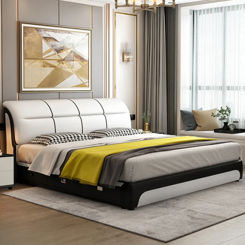 Drawers Double Size Bed Frame Storage Headboard Modern Nightstands Twin Bed Frame Luxury Bedroom Cama Moderno Lujo Furniture
Drawers Double Size Bed Frame Storage Headboard Modern Nightstands Twin Bed Frame Luxury Bedroom Cama Moderno Lujo Furniture