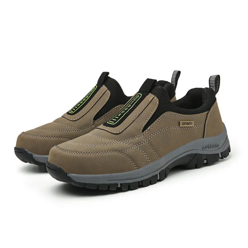 Outdoor hiking shoes, men's sports shoes, men's casual slip - on shoes, breathable leather shoes, non - slip walking shoes
Outdoor hiking shoes, men's sports shoes, men's casual slip - on shoes, breathable leather shoes, non - slip walking shoes