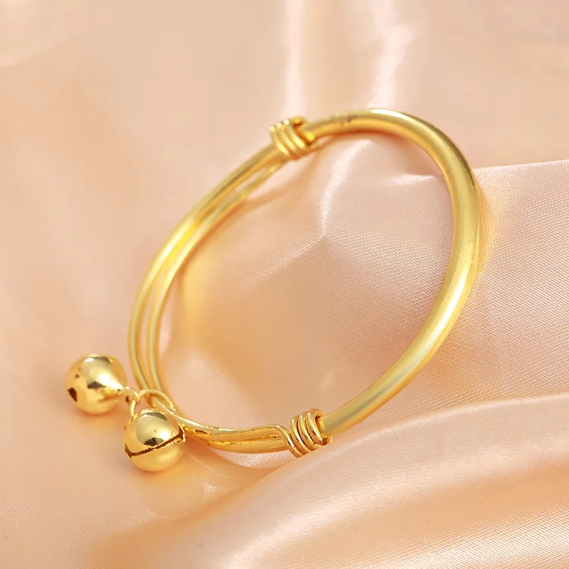Factory Direct Sale Children's Bracelet Baby Bell Bracelet Round Belly Smooth Push-Pull Bracelet Stall supply
Factory Direct Sale Children's Bracelet Baby Bell Bracelet Round Belly Smooth Push-Pull Bracelet Stall supply