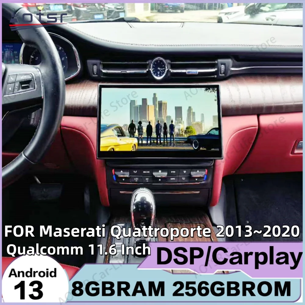 8 core For Maserati Quattroporte 2013~2020 Android 13 Multimedia Car Radio GPS Navigation Audio Stereo Receiver player Head Unit
8 core For Maserati Quattroporte 2013~2020 Android 13 Multimedia Car Radio GPS Navigation Audio Stereo Receiver player Head Unit