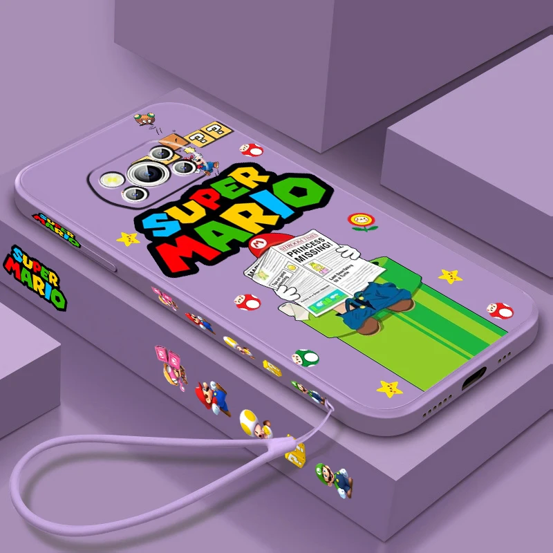 S-Super M-Marios B-Bros Cute Liquid Left Rope For Xiaomi Mi Poco X6 X5 X4 X3 M6 M5 M5S M4 M3 F5 F4 F3 Pro 5G Cover Phone Case
S-Super M-Marios B-Bros Cute Liquid Left Rope For Xiaomi Mi Poco X6 X5 X4 X3 M6 M5 M5S M4 M3 F5 F4 F3 Pro 5G Cover Phone Case