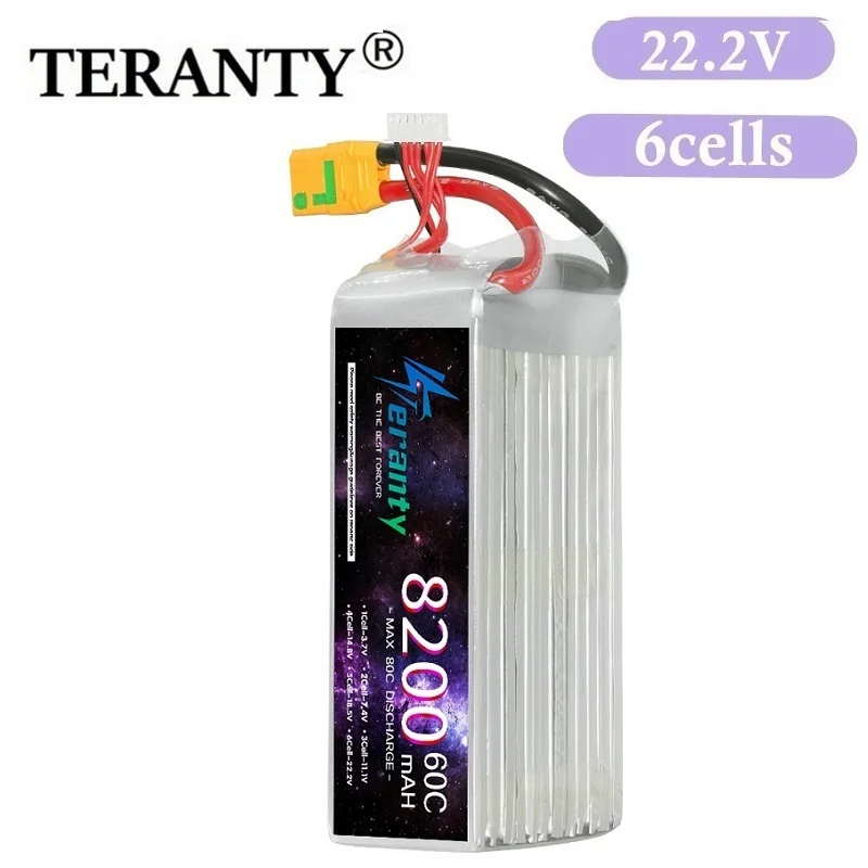 Teranty Lipo Battery 6S 22,2 В 8200 мАч Аккумулятор с разъемом XT90S XT60 EC5 T Deans для радиоуправляемого автомобиля Альпинистский автомобиль 4x4 Транспортные средства Грузовики
Teranty Lipo Battery 6S 22,2 В 8200 мАч Аккумулятор с разъемом XT90S XT60 EC5 T Deans для радиоуправляемого автомобиля Альпинистский автомобиль 4x4 Транспортные средства Грузовики