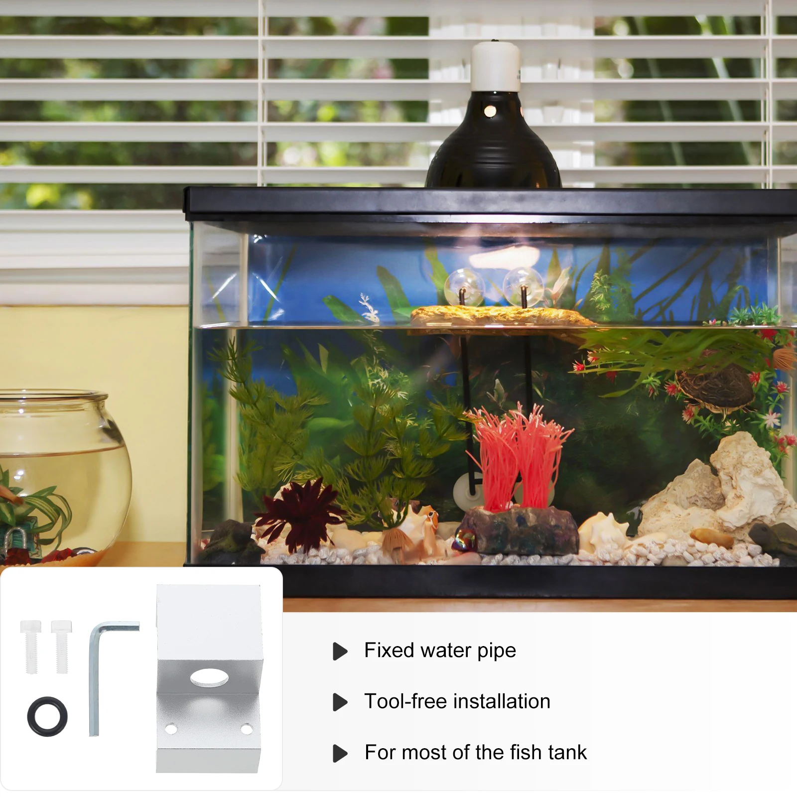 1pc Stainless Steel Water Pipe Clip Fish Tank Aquarium Fixing Frame Multi-functional Wire Fixing Easy Installation Practical Pet
1pc Stainless Steel Water Pipe Clip Fish Tank Aquarium Fixing Frame Multi-functional Wire Fixing Easy Installation Practical Pet