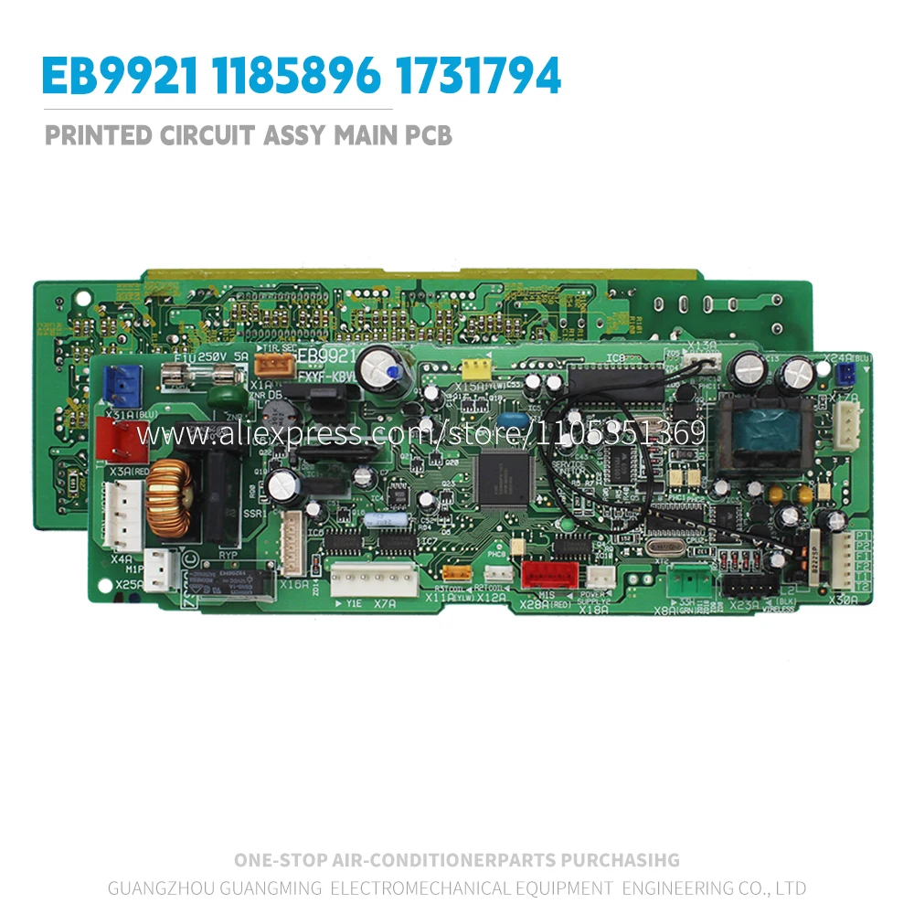 New Printed Circuit Assy Main PCB EB9921 1185896 1731794 For Daikin VRV Indoor Unit FXYF100KB7V1 FXYF80KBVC Hvac Parts
New Printed Circuit Assy Main PCB EB9921 1185896 1731794 For Daikin VRV Indoor Unit FXYF100KB7V1 FXYF80KBVC Hvac Parts