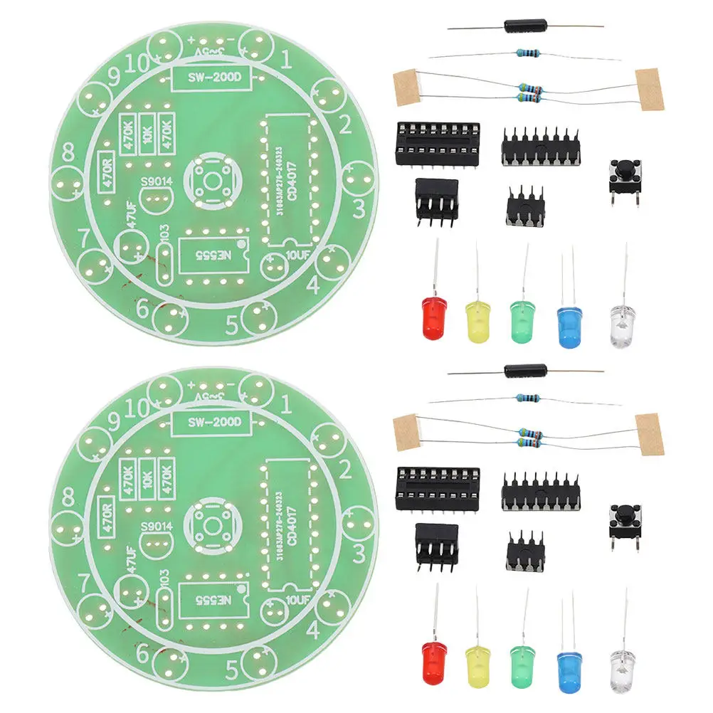 2Sets Soldering Practice Kit DIY Electronics Training Board Multiple Components Beginners Hobby Students Engineer Training
2Sets Soldering Practice Kit DIY Electronics Training Board Multiple Components Beginners Hobby Students Engineer Training