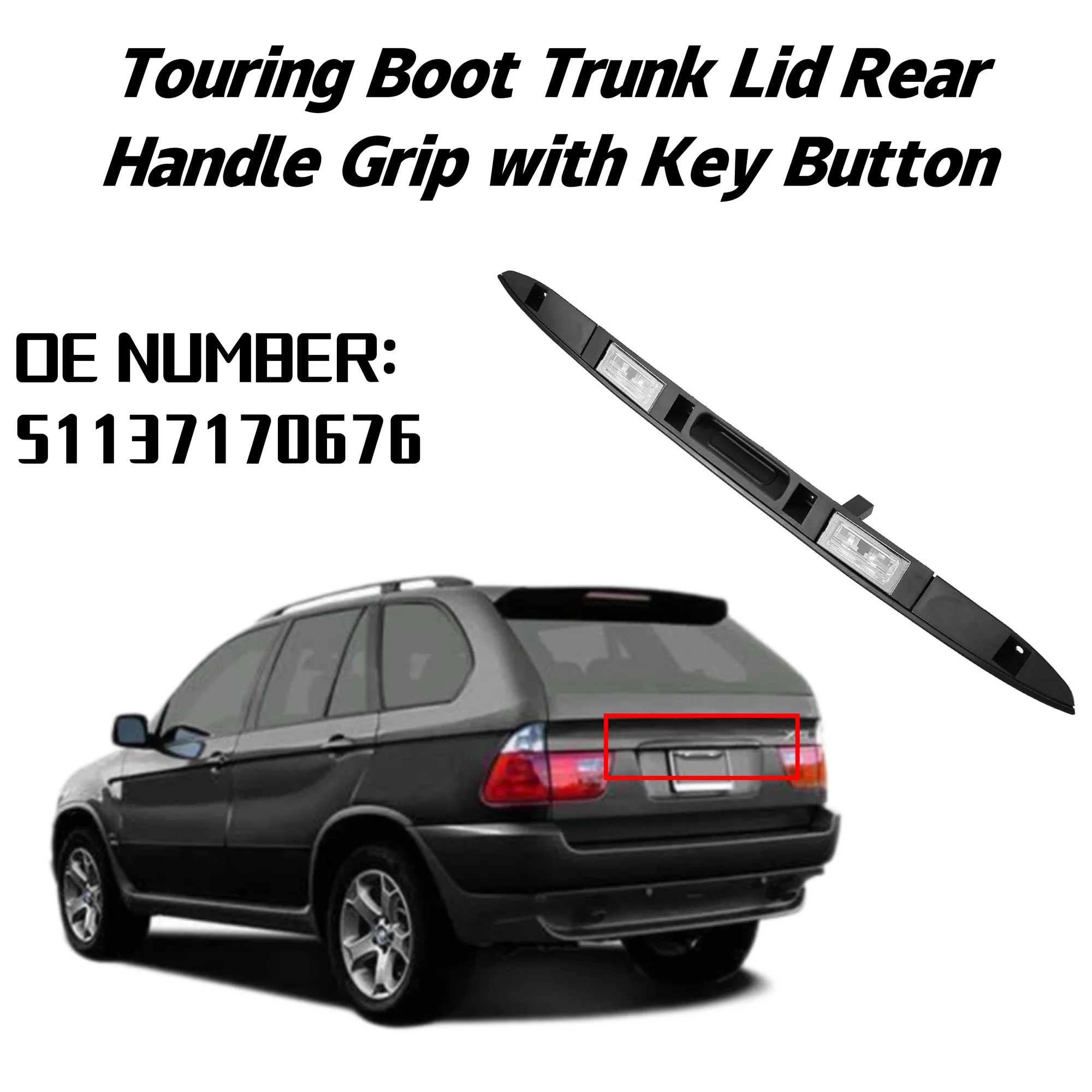 Рукоятка задняя с кнопкой-ключом 51137170676 для BMW X5 E53 2001-2006 рукоятка задняя рукоятка багажника туристическая
Рукоятка задняя с кнопкой-ключом 51137170676 для BMW X5 E53 2001-2006 рукоятка задняя рукоятка багажника туристическая