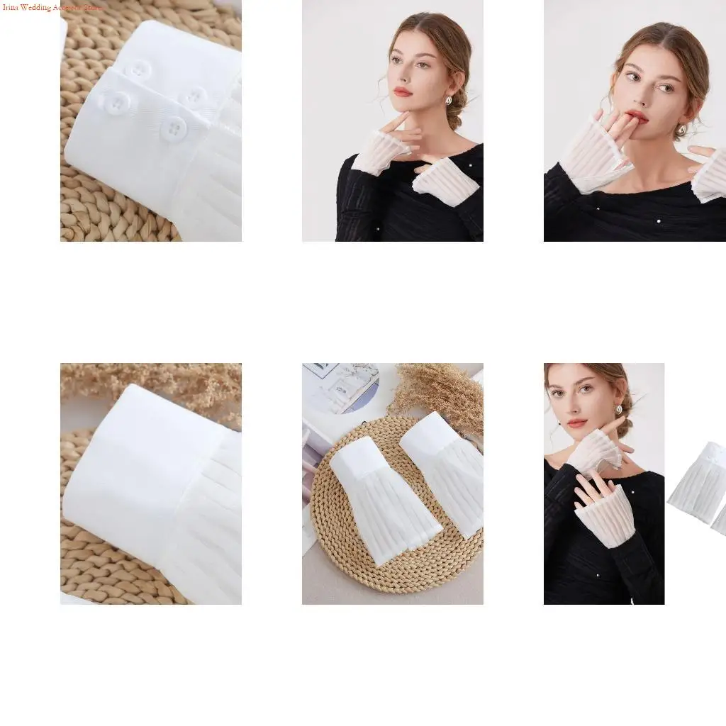 G92D плиссированные нарукавники, манжеты на запястья, рукава рубашки для женщин, усилитель свитера для платья
G92D плиссированные нарукавники, манжеты на запястья, рукава рубашки для женщин, усилитель свитера для платья