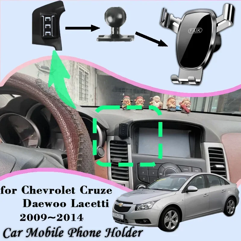 Car Phone Holder for Chevrolet Cruze J300 Daewoo Lacetti 2009~2014 Air Vent Cellphone GPS Bracket Auto Stand Gravity Accessories
Car Phone Holder for Chevrolet Cruze J300 Daewoo Lacetti 2009~2014 Air Vent Cellphone GPS Bracket Auto Stand Gravity Accessories