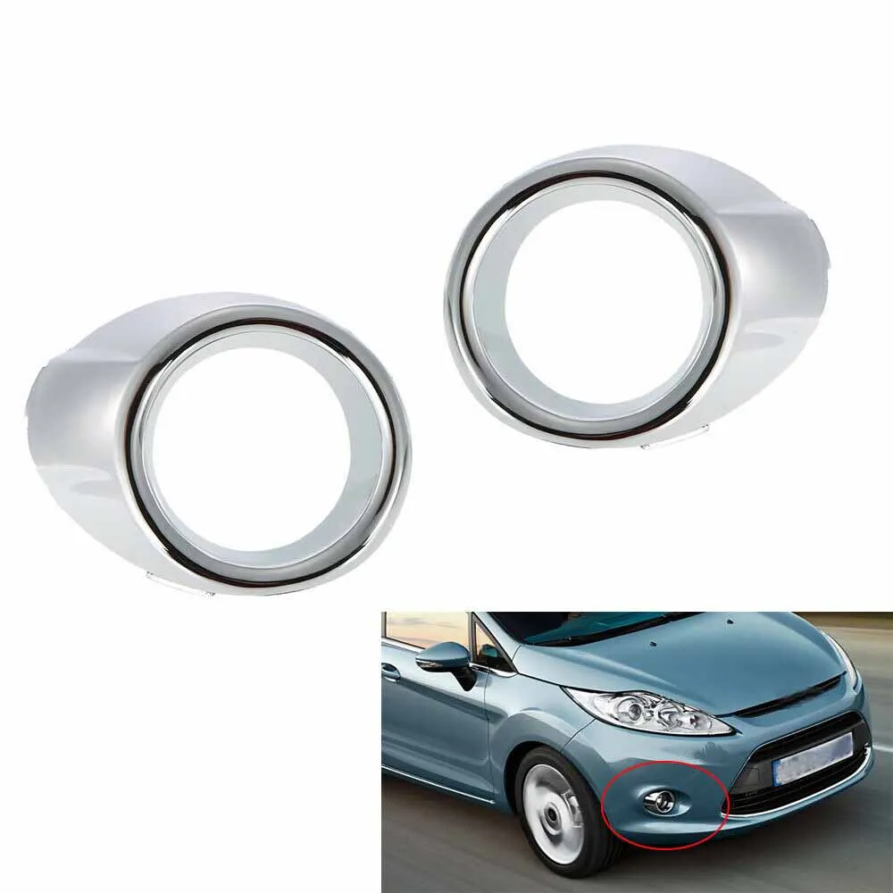 Left Right Side Plating Bumper Driving Fog Light Lamp Cover Bezel Hole for Ford Fiesta 2009-2012 2010 2011
Left Right Side Plating Bumper Driving Fog Light Lamp Cover Bezel Hole for Ford Fiesta 2009-2012 2010 2011