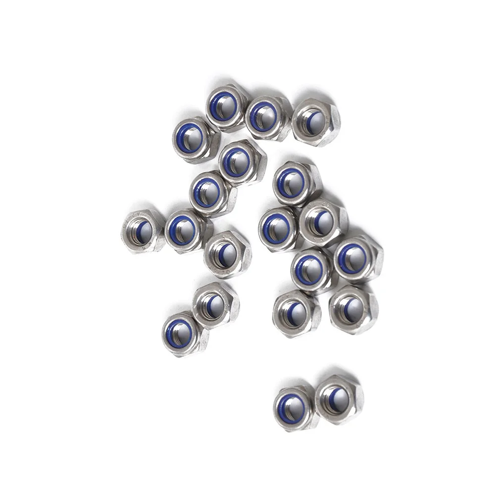 100pcs Stainless Steel Lock Nuts Hexagonal Nut For Machinery Auto Equipment Shockproof Fastening Accessories Insert Nut
100pcs Stainless Steel Lock Nuts Hexagonal Nut For Machinery Auto Equipment Shockproof Fastening Accessories Insert Nut
