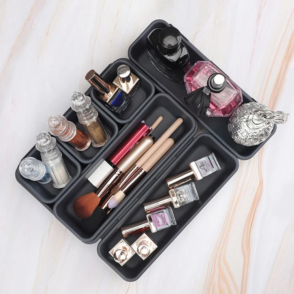 2Sets Desktop Storage Box Multi-Functional Smooth Surface Organizer for Office Table Sorting Sundries Cosmetics Case Plastic
2Sets Desktop Storage Box Multi-Functional Smooth Surface Organizer for Office Table Sorting Sundries Cosmetics Case Plastic