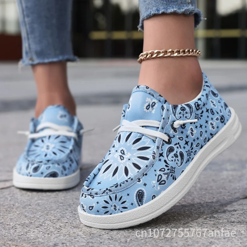 Casual Flat Laced Women's Loafers Spring New Style Breathable Canvas Shoes Comfortable Spring Autumn Winter Seasonal Flats
Casual Flat Laced Women's Loafers Spring New Style Breathable Canvas Shoes Comfortable Spring Autumn Winter Seasonal Flats