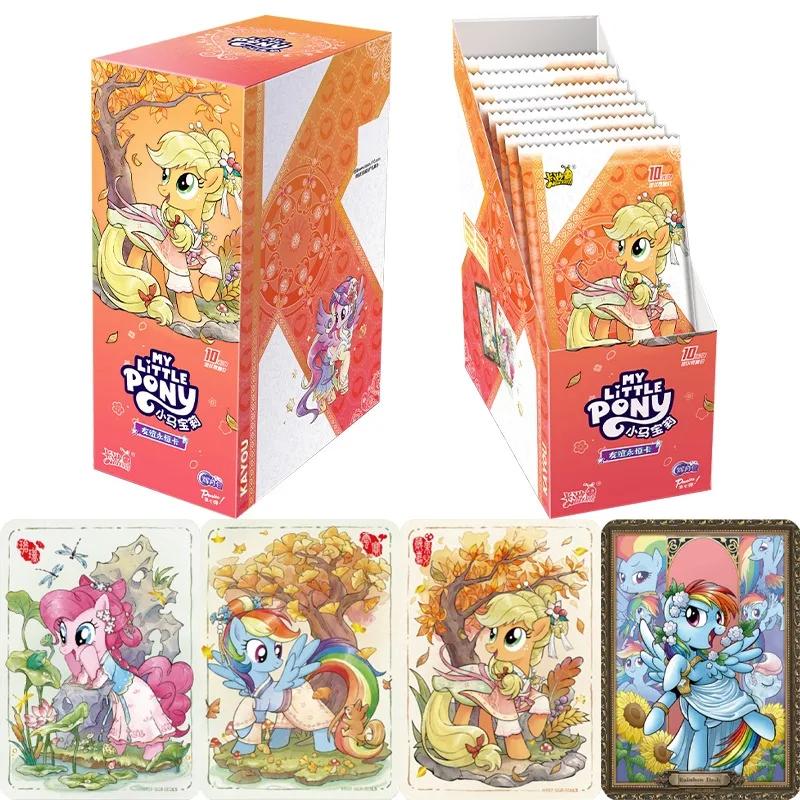 KAYOU Genuine My Little Pony Card Friendship Eternal Cards Huiyue Pack Cute Funny Party Princess Anime Collectible Card Toy Gift
KAYOU Genuine My Little Pony Card Friendship Eternal Cards Huiyue Pack Cute Funny Party Princess Anime Collectible Card Toy Gift