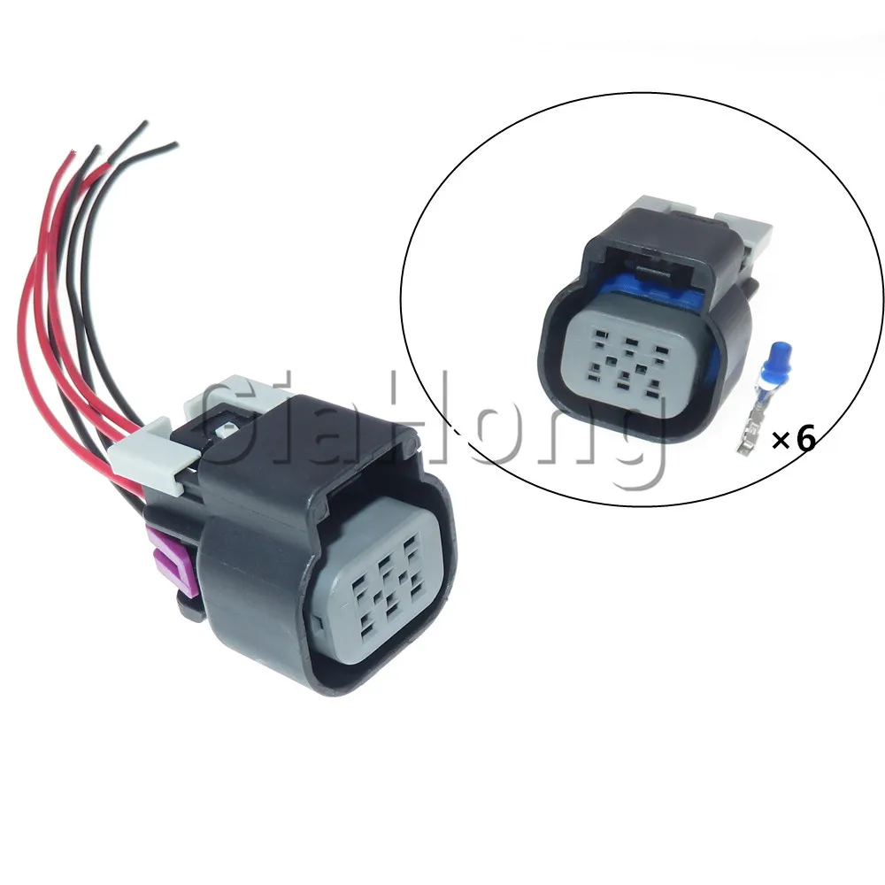 1 Set 6 Ways 15355297 15418498 AC Assembly Automotive Waterproof Socket VE Throttle Motor Drive Connector Plug For BUICKv
1 Set 6 Ways 15355297 15418498 AC Assembly Automotive Waterproof Socket VE Throttle Motor Drive Connector Plug For BUICKv