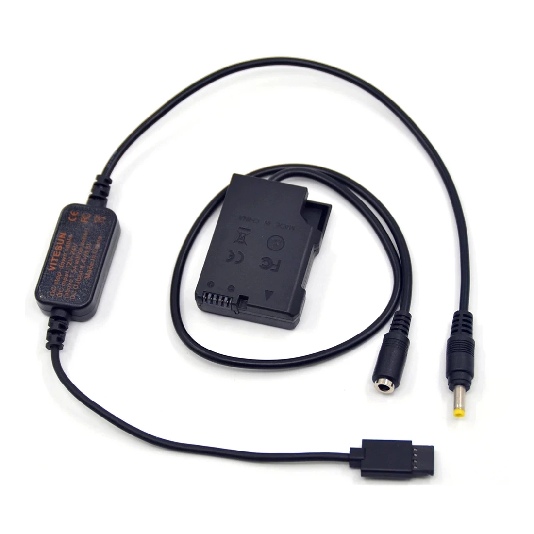 Power Adapter DC 4.0*1.7mm Cable for DJI Ronin-S +EP-5A EN-EL14 Dummy Battery for Nikon P7800 D5500 D5600 D5100 D3300 D3200
Power Adapter DC 4.0*1.7mm Cable for DJI Ronin-S +EP-5A EN-EL14 Dummy Battery for Nikon P7800 D5500 D5600 D5100 D3300 D3200