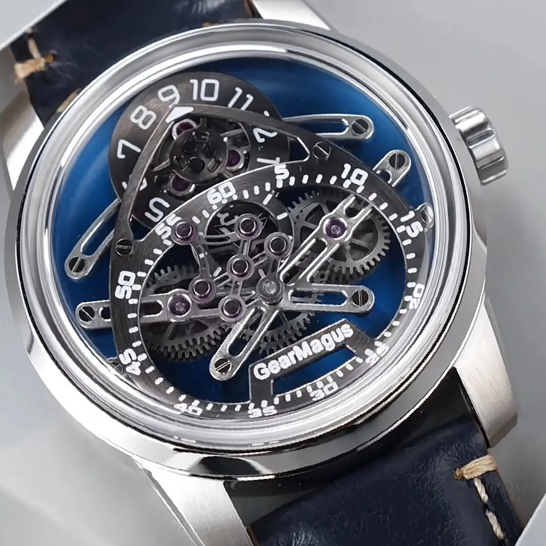 OBLVLO Мужские автоматические часы 42 мм Механические наручные часы Светящиеся 50 м Водонепроницаемые сапфировые уникальные концептуальные циферблаты SW200
OBLVLO Мужские автоматические часы 42 мм Механические наручные часы Светящиеся 50 м Водонепроницаемые сапфировые уникальные концептуальные циферблаты SW200