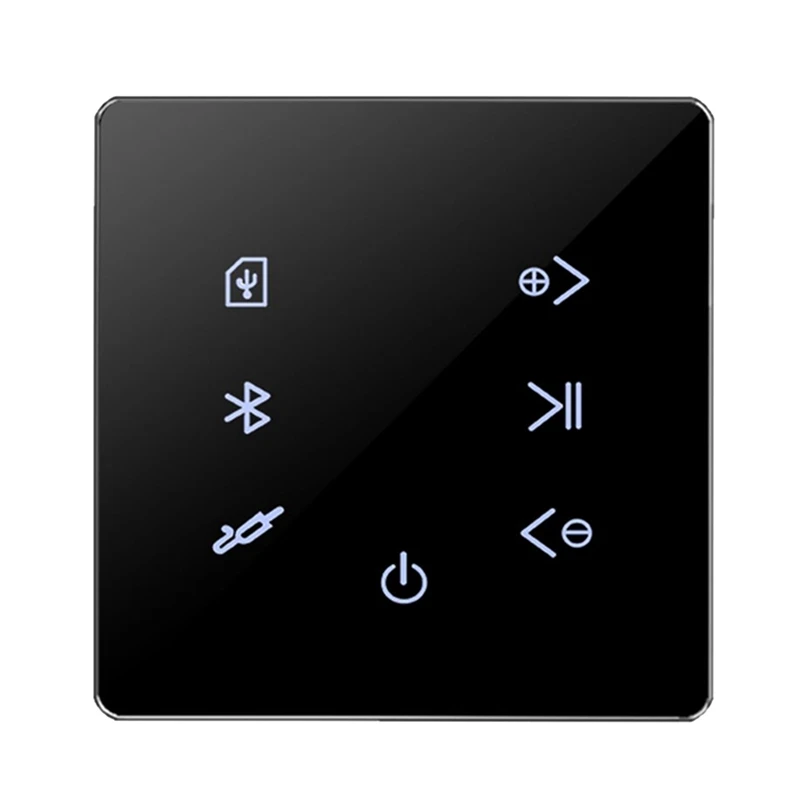 Bluetooth Amplifier In Wall USB SD Card Music Panel Smart Home Background Audio System Stereo For Hotel Restaurant Black
Bluetooth Amplifier In Wall USB SD Card Music Panel Smart Home Background Audio System Stereo For Hotel Restaurant Black