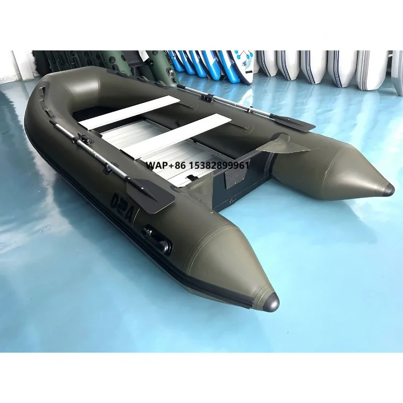 Reachsea PVC Aluminum Floor 6 People 380cm Olive Green Color Air Boat Best with Motor for Sale
Reachsea PVC Aluminum Floor 6 People 380cm Olive Green Color Air Boat Best with Motor for Sale