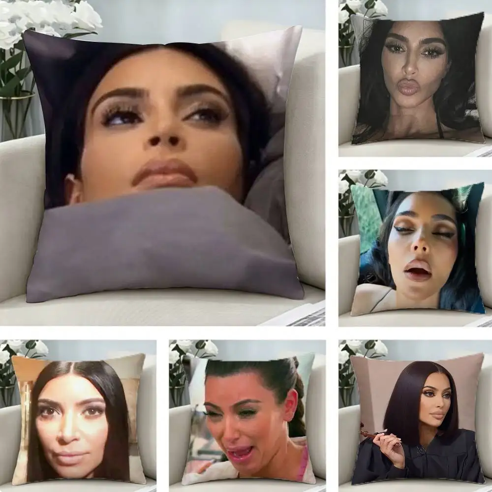 FUNNY K-Kim Kardashian Memes Pillow Case Pattern Printed Pillowcase For Living Room Sofa Cushion Cover
FUNNY K-Kim Kardashian Memes Pillow Case Pattern Printed Pillowcase For Living Room Sofa Cushion Cover