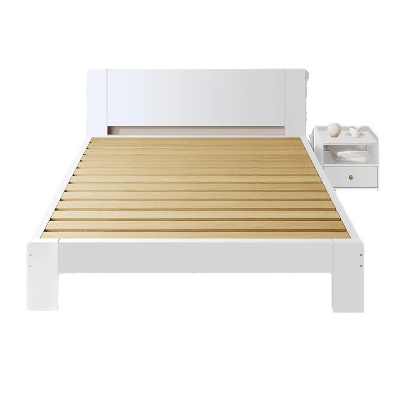 Solid wood bed Modern simple family bedroom rental room Small apartment 1.5m double bed 1.2m single bed
Solid wood bed Modern simple family bedroom rental room Small apartment 1.5m double bed 1.2m single bed