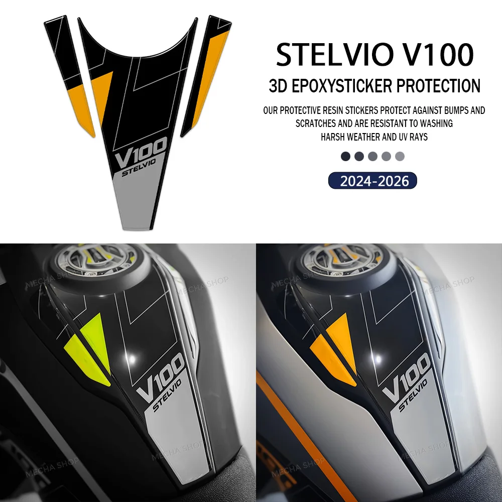 Stelvio v100 Tank Pad Protection Sticker For Moto Guzzi Stelvio 2024-2026 Motorcycle Accessories Tank Pad 3D Resin Decal
Stelvio v100 Tank Pad Protection Sticker For Moto Guzzi Stelvio 2024-2026 Motorcycle Accessories Tank Pad 3D Resin Decal