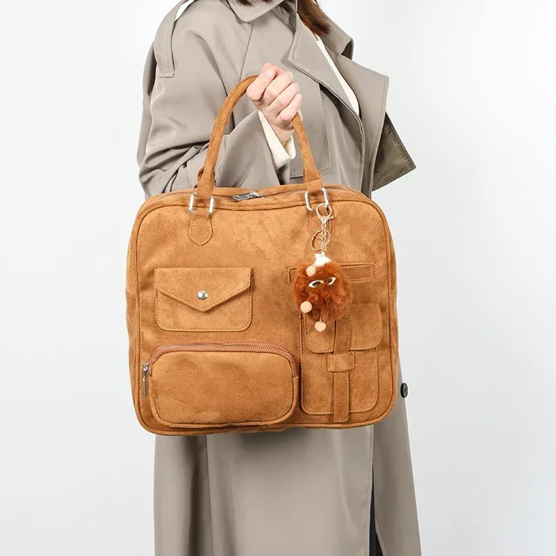 Three-in-one Functional Fashion Casual Women's Backpacks Solid Faux Suede Large Capacity High Quality Shoulder Bags 2024 Hot
Three-in-one Functional Fashion Casual Women's Backpacks Solid Faux Suede Large Capacity High Quality Shoulder Bags 2024 Hot