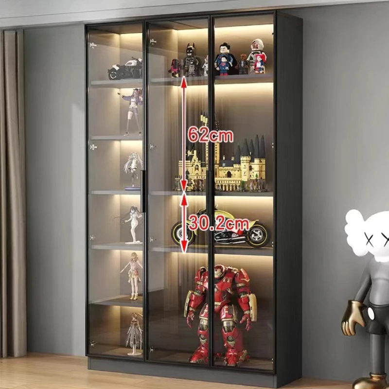 Glass Door Whole Wall Dust Proof Bookshelf Light Luxury Lego Model Display Home Living Room Toy Cabinet With Lamp Filing Cabinet
Glass Door Whole Wall Dust Proof Bookshelf Light Luxury Lego Model Display Home Living Room Toy Cabinet With Lamp Filing Cabinet
