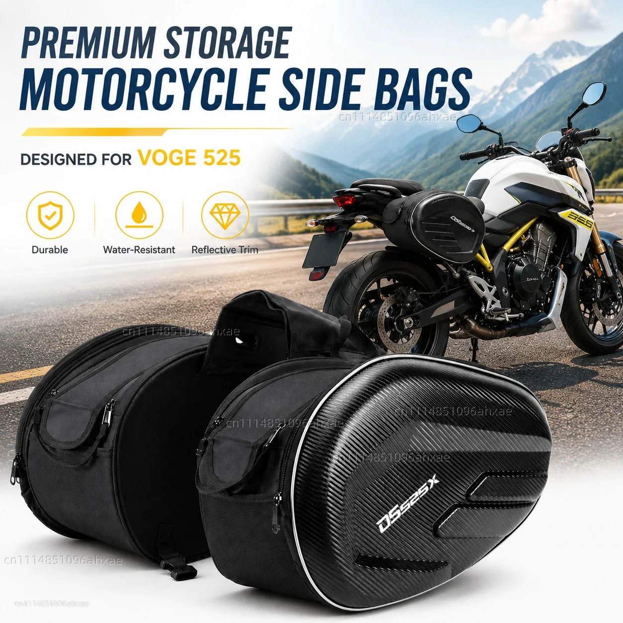 For VOGE 525 DSX DSX525 DS 525X 2PCS Motorcycle Pannier Bags Luggage Saddle Bags Side Storage Fork Travel Pouch Box Motorcycle
For VOGE 525 DSX DSX525 DS 525X 2PCS Motorcycle Pannier Bags Luggage Saddle Bags Side Storage Fork Travel Pouch Box Motorcycle