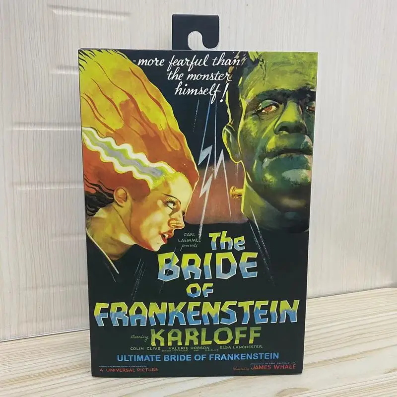 Neca 04820 Frankenstein Невеста цветная версия 7 дюймов модель игрушки подарки на день рождения модели для мальчиков и девочек
Neca 04820 Frankenstein Невеста цветная версия 7 дюймов модель игрушки подарки на день рождения модели для мальчиков и девочек