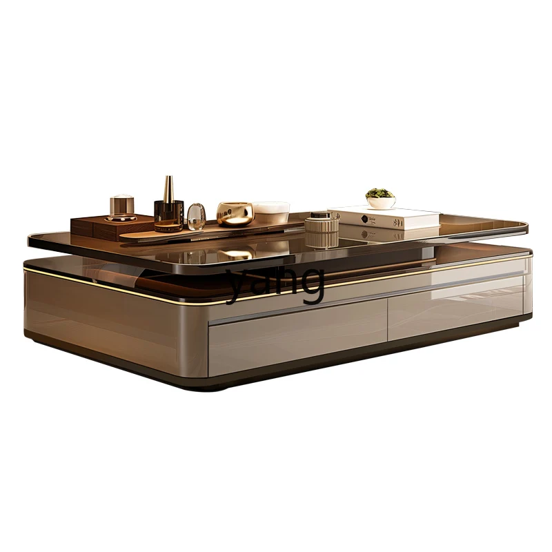 LTT household light luxury high-end small apartment tea table rock slab double-height table
LTT household light luxury high-end small apartment tea table rock slab double-height table